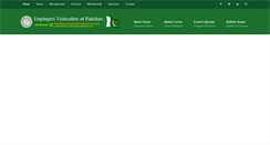 Desktop Screenshot of efp.org.pk