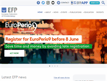 Tablet Screenshot of efp.org